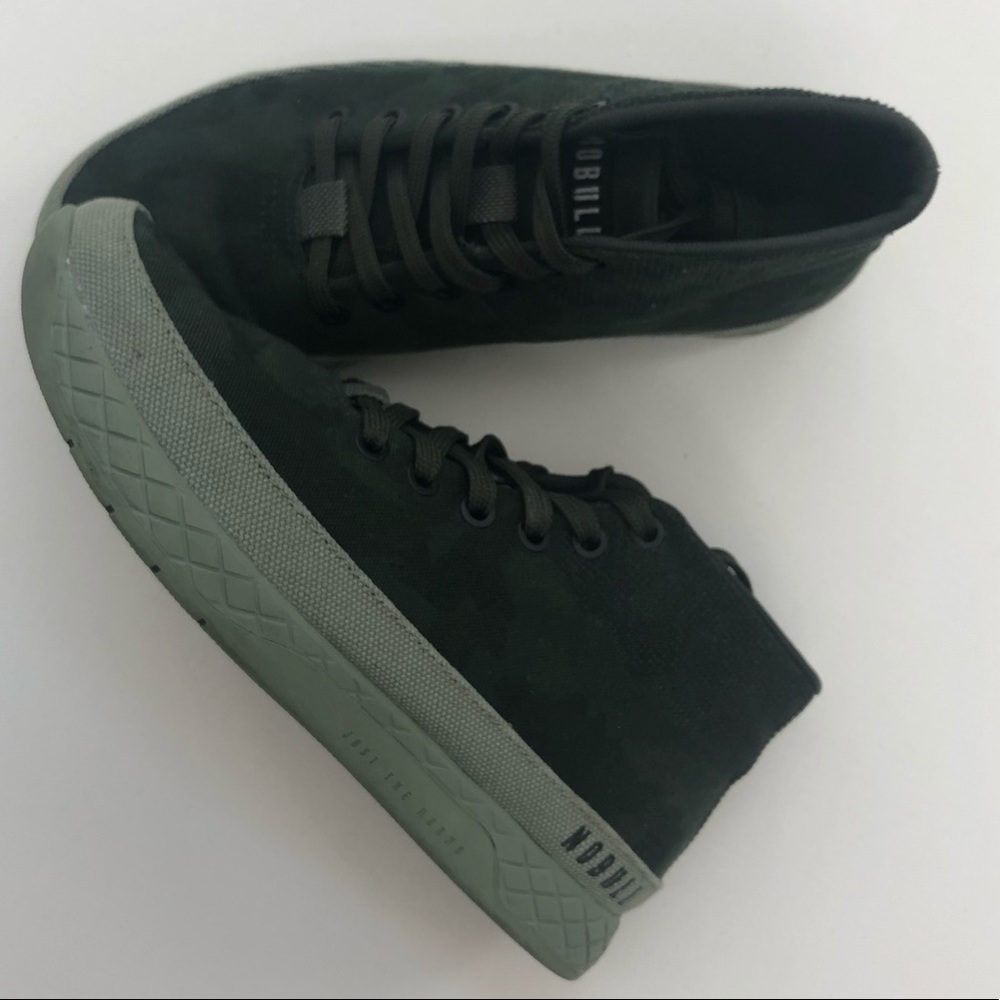 NoBull Project Canvas Mid-trainer Green Camo Cross-trainer Size 6.5 - 0085